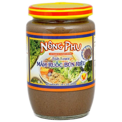 Picture of Vietnamese Farmer Brand Shrimp Sauce Nong Phu Mam Ruoc Bun Rieu 14.1 oz