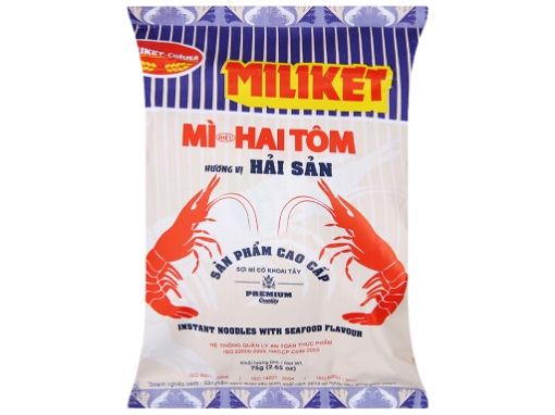 Picture of Miliket-Colusa Instant Ramen Noodles with Seafood Flavor (Pack of 10)