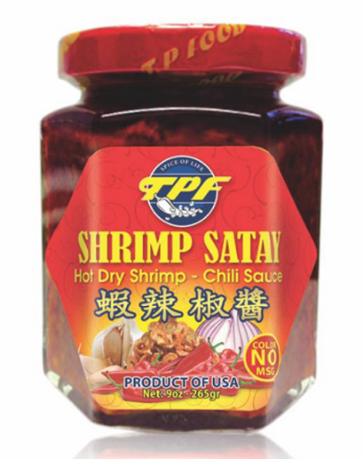 Picture of TPF Shrimp Satay Sauce Sot Sa-te Tom 9oz No MSG Made in USA