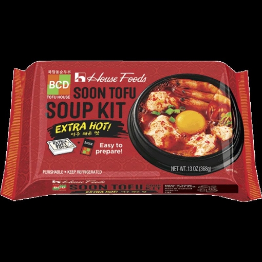 Picture of BCD Soon Tofu Soup Kit 13oz Extra Spicy Extra Soft