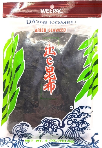 Picture of WelPac Dashi Kombu Dried Seaweed- 4oz